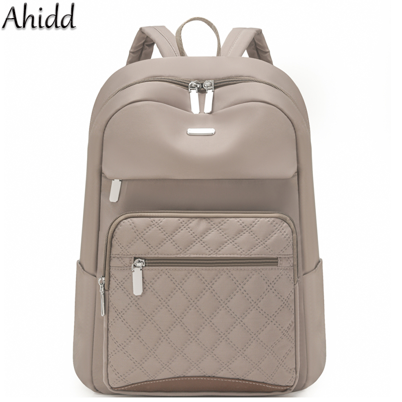 Fashion Backpack Women - Modischer karierter Pendler-Tagesrucksack für Damen, wasserdichter