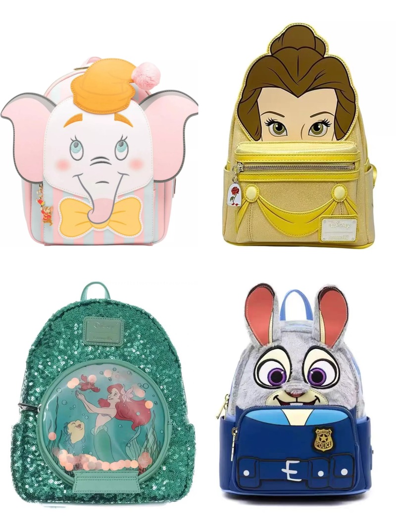 Fashion Backpack Women - Neuer rosafarbener Mini-Rucksack aus Kunstleder für