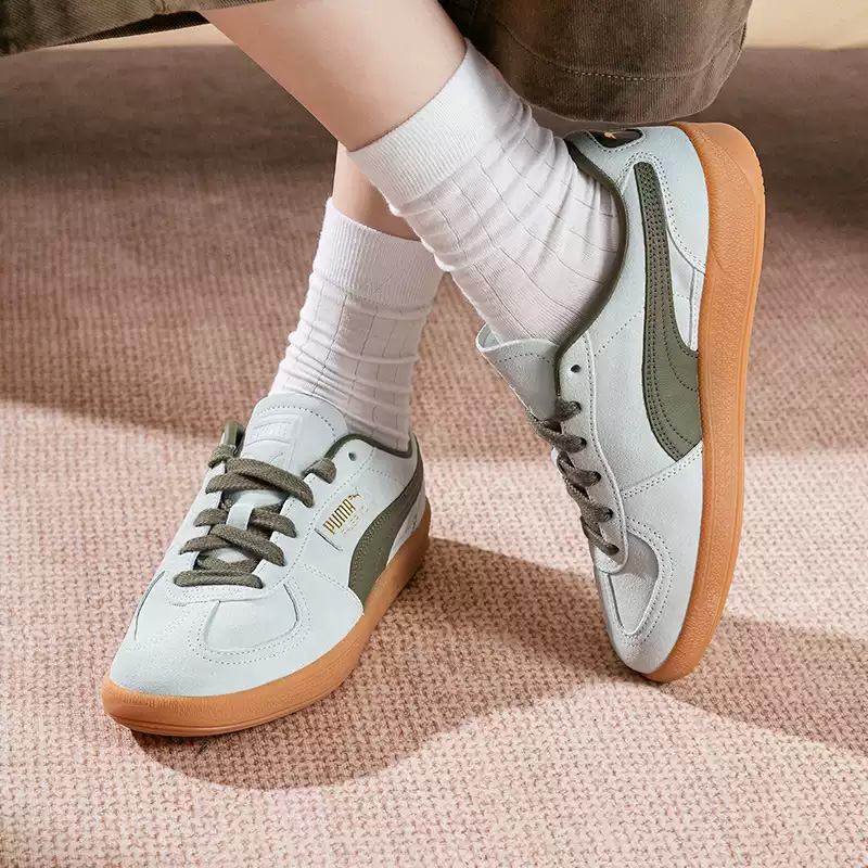 Puma Shoes Suede Classic - PUMA Klassische Grüne Wildleder Palermo Gummisohle