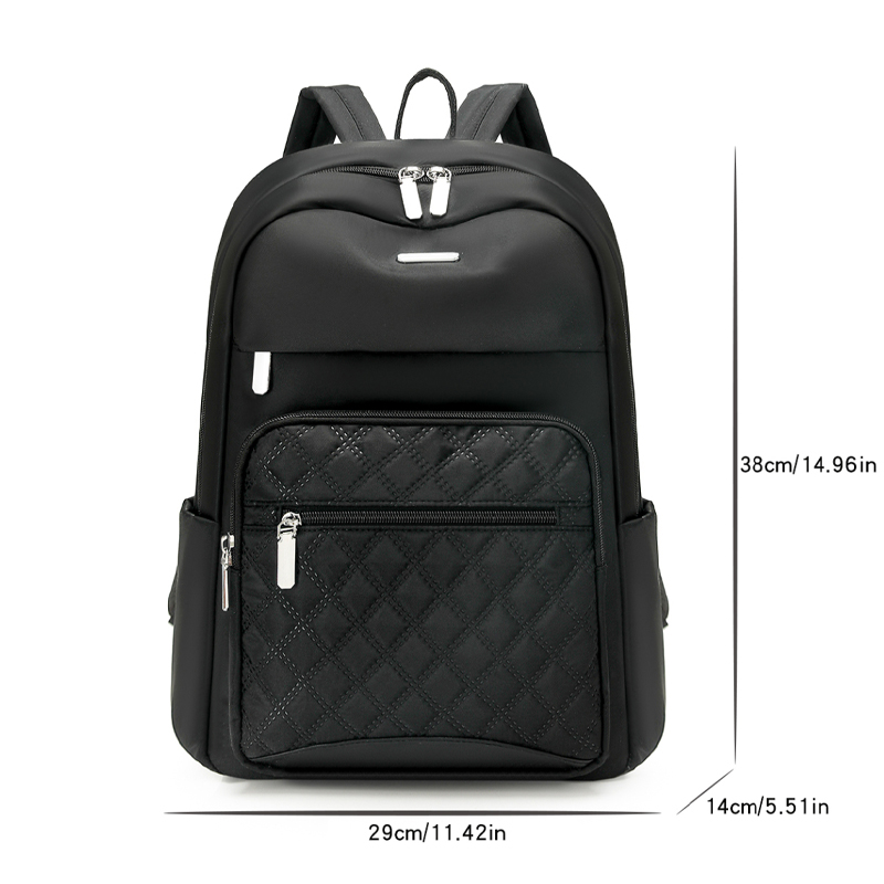 Modischer karierter Pendler-Ta – Fashion Backpack Women Bewertung und Preis