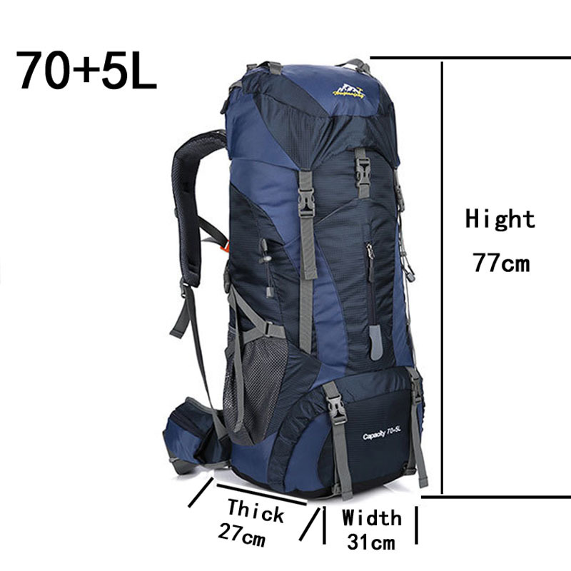 75L Männer Frauen Outdoor Wand – Rain Cover Backpack Bewertung und Preis
