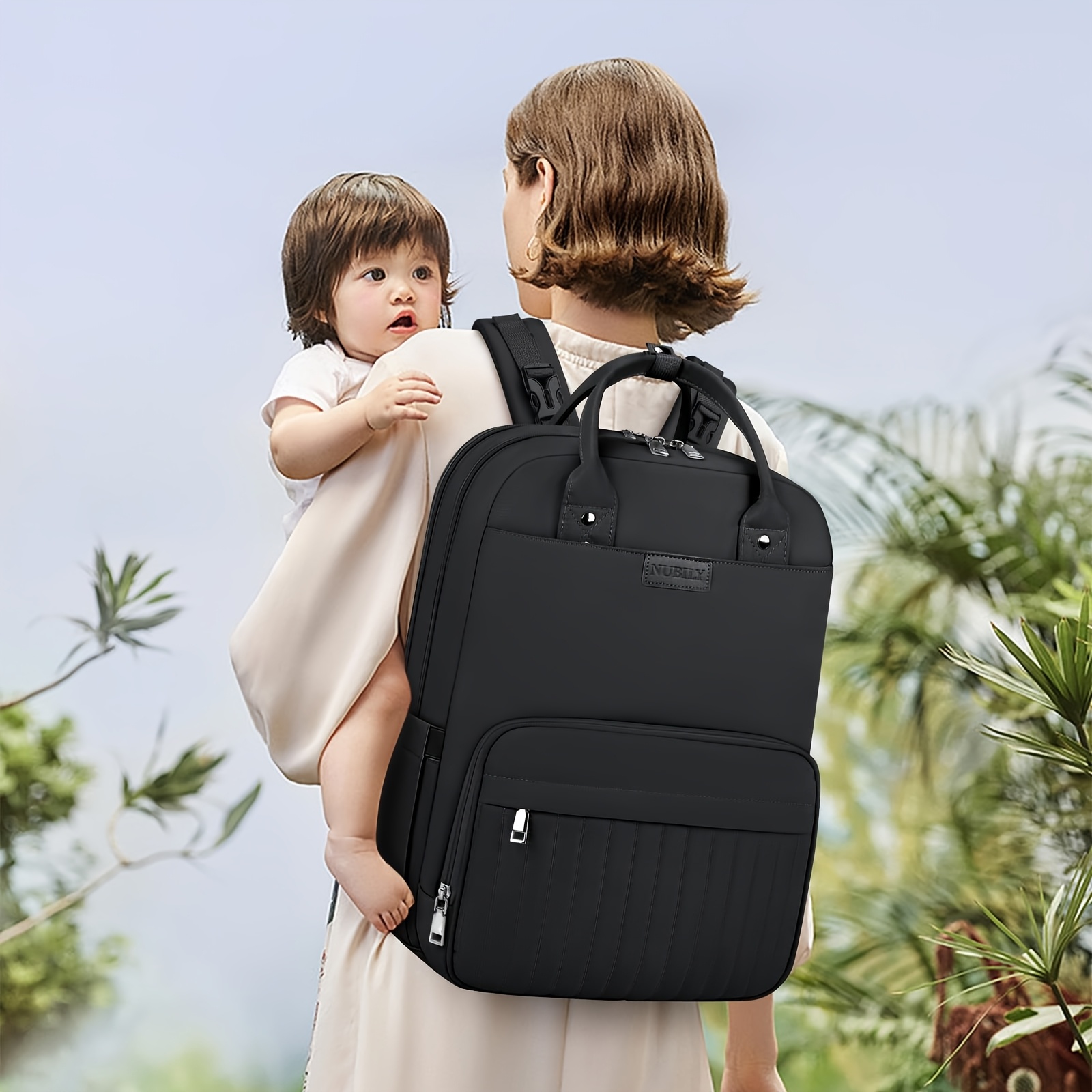 NEWHEY Wickeltasche, Rucksack  – Backpack Diaper Bag Bewertung und Preis