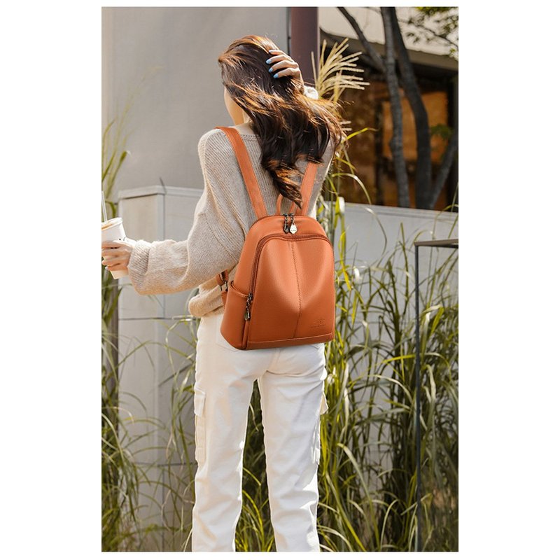 Neue koreanische weiche PU-Led – Travel Backpack Anti Theft Bewertung und Preis
